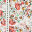 Ткань кружевное полотно плательные ткани красный, цветы, ALFA C (арт. 261560-12)