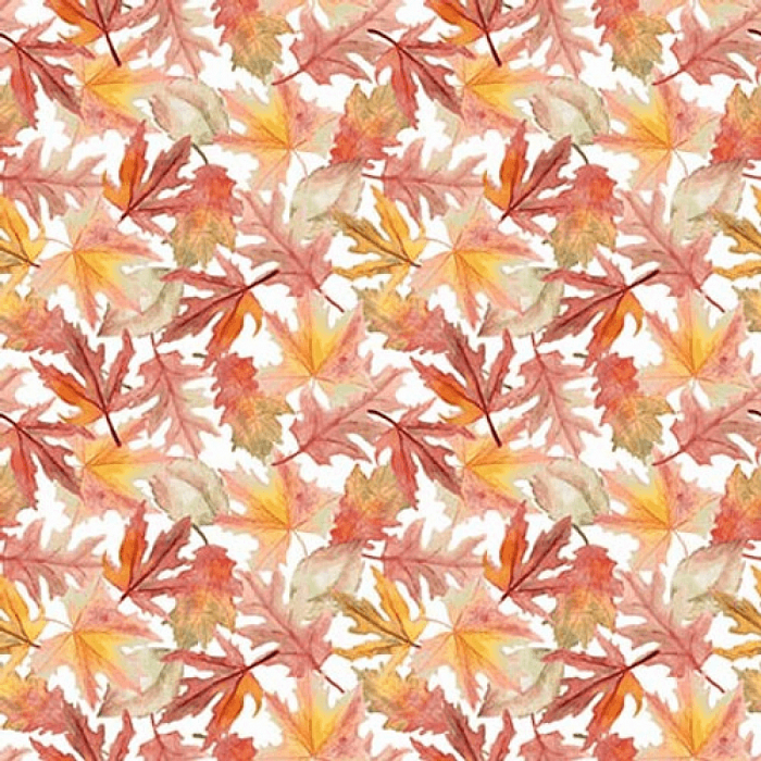 Ткань хлопок пэчворк оранжевый, осень, Studio E (арт. 6988-33)