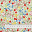 Ткань хлопок пэчворк разноцветные, цветы, Blank Quilting (арт. 2607-01)