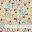 Ткань хлопок для пэчворка для одежды разноцветные, цветы, Blank Quilting (арт. 2607-01)