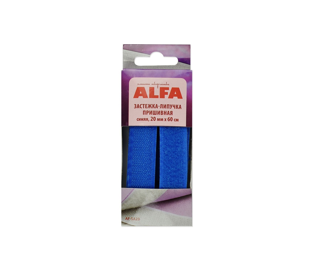 Контактная лента Alfa AF-SA23 20 мм х 60 см, синий