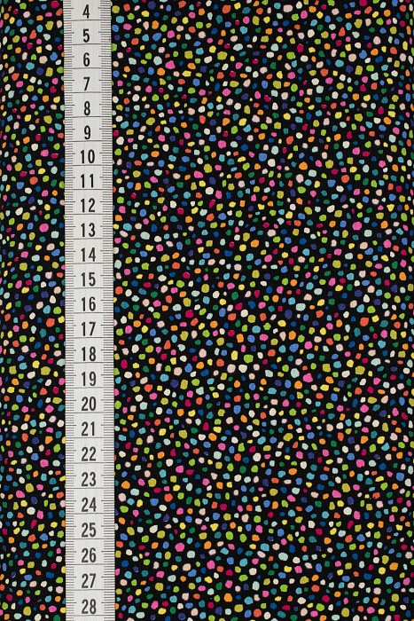 Ткань хлопок пэчворк разноцветные, горох и точки, ALFA (арт. 232418)