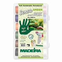 Набор ниток для вышивки Madeira SensaGREEN smart Box арт. 8037 18 х 1000 м