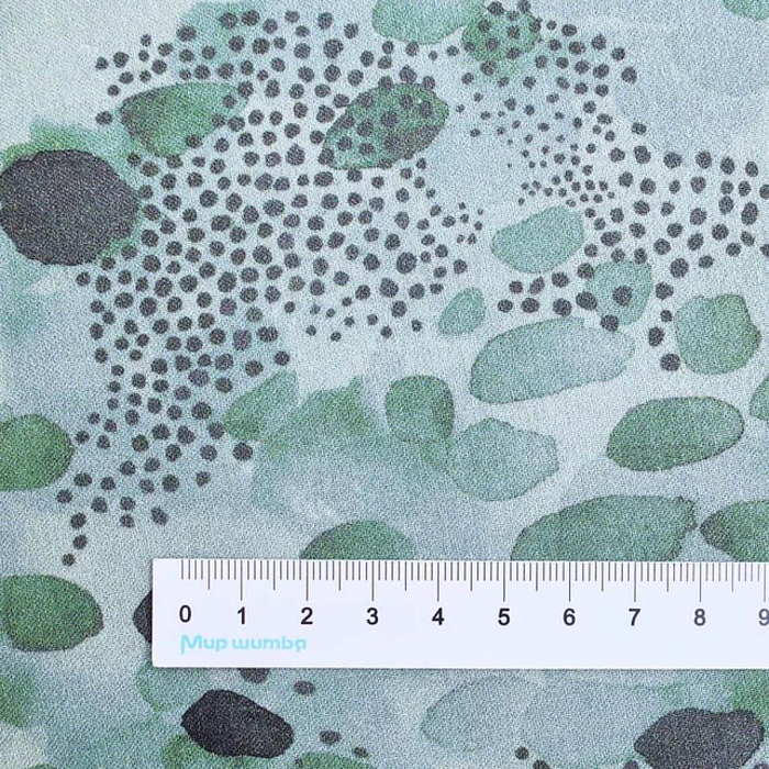 Ткань хлопок пэчворк зеленый, фактура, P&B (арт. 5100 A)