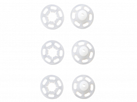Кнопки пришивные Prym 347106 пластик 15 мм прозрачные