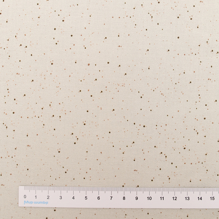Ткань хлопок пэчворк серый, горох и точки, Maywood Studio (арт. MASD6205-K)