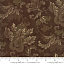 Ткань хлопок пэчворк коричневый, цветы, Moda (арт. 44182 13)