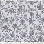Ткань хлопок пэчворк серый, цветы, Lecien (арт. 206709)