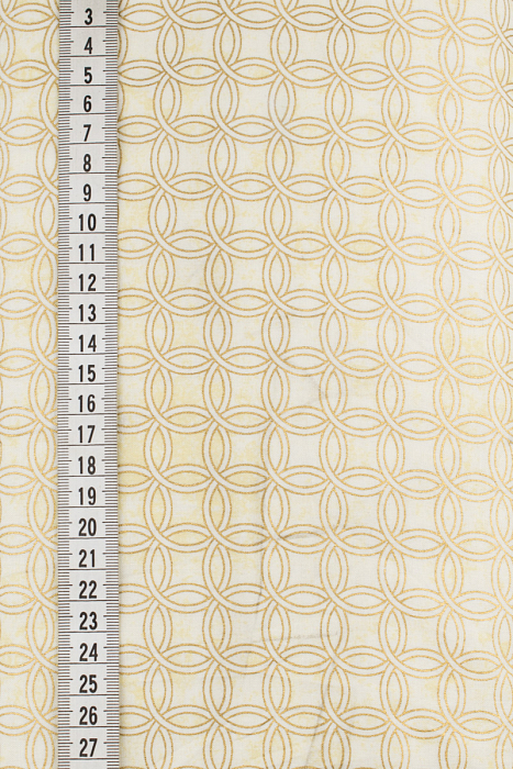 Ткань хлопок пэчворк бежевый, геометрия, ALFA (арт. 213284)