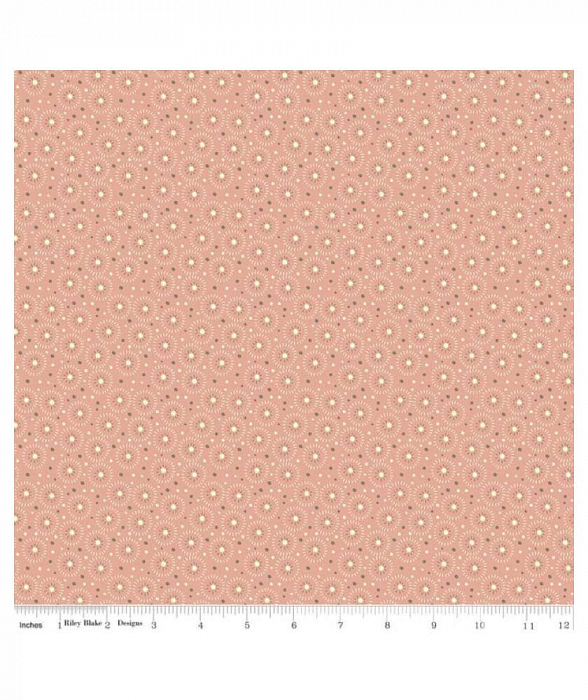 Ткань хлопок пэчворк розовый, фактура, Riley Blake (арт. C11428-BLUSH)