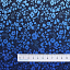 Ткань хлопок пэчворк синий, цветы фактура, Studio E (арт. 6939-71)