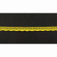Кружево вязаное хлопковое Alfa AF-048-090 13 мм горчичный