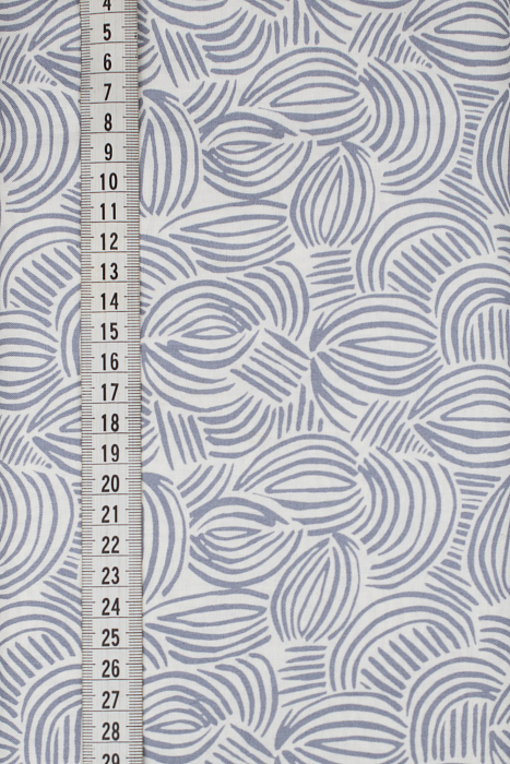 Ткань хлопок пэчворк серый, полоски, ALFA (арт. 232098)