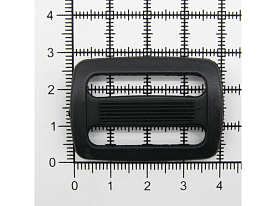 Пряжка рамка пластик, 40 мм, черный