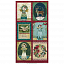 Ткань хлопок пэчворк разноцветные, новый год, Benartex (арт. 13117-99)