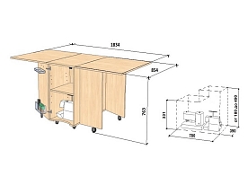 Стол швейный Комфорт-9