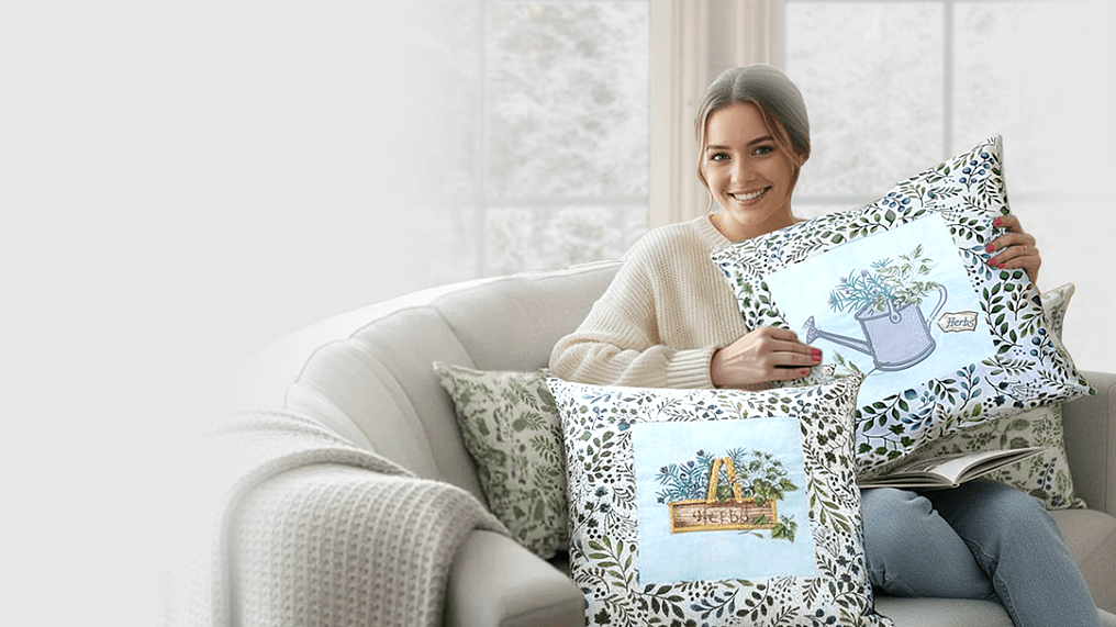 Швейный марафон: декоративная наволочка