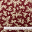 Ткань хлопок пэчворк бордовый, цветы, Maywood Studio (арт. MAS9704-R)