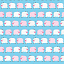 Ткань хлопок пэчворк белый голубой, детская тематика ферма животные, Benartex (арт. 248807)
