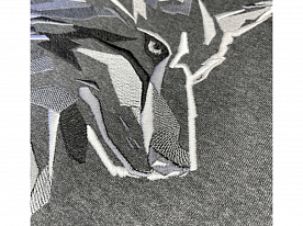 Дизайн для вышивки «Волк графика»