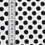Ткань хлопок пэчворк белый черный, горох и точки, Michael Miller (арт. )