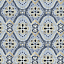 Ткань хлопок пэчворк серый голубой, дамаск, Timeless Treasures (арт. 116691)