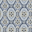 Ткань хлопок для пэчворка серый голубой, дамаск, Timeless Treasures (арт. 116691)