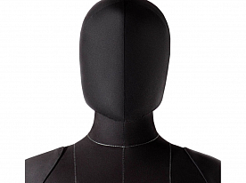 Голова для манекена RDF Monica черный, об. 53 см