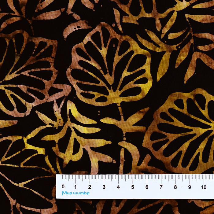 Ткань хлопок пэчворк коричневый, батик, Antology Fabrics (арт. 2189Q-X)