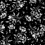 Ткань хлопок пэчворк белый черный серый, цветы, Maywood Studio (арт. 177532)
