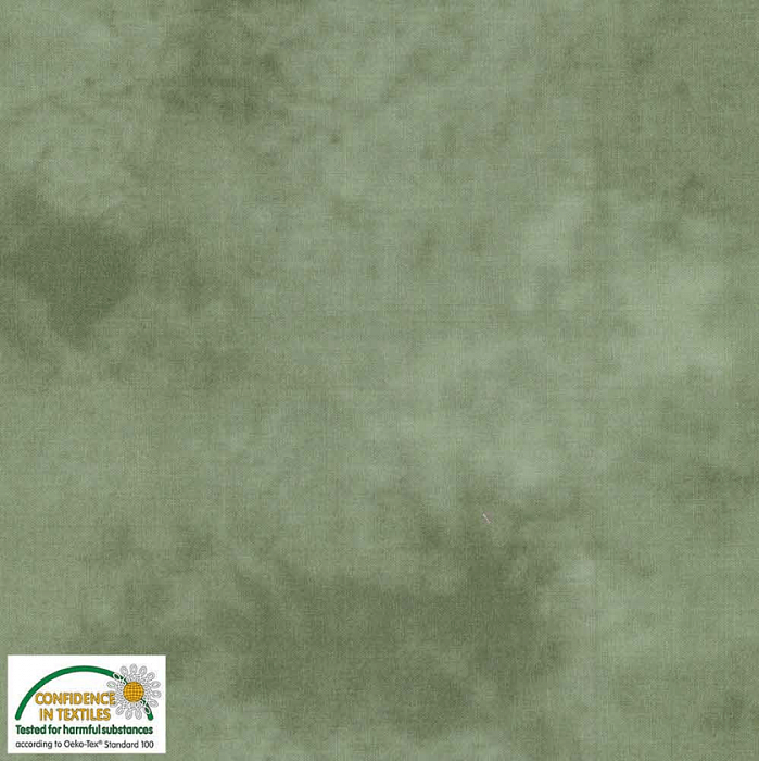 Ткань хлопок пэчворк серый болотный, однотонная, Stof (арт. 4516-818)
