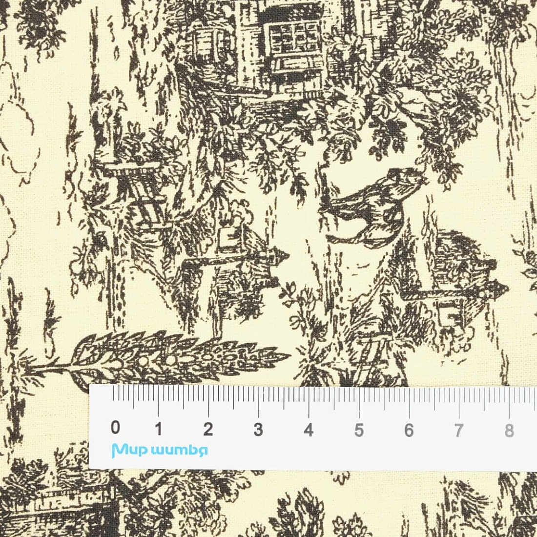 Ткань хлопок ткани на изнанку желтый, животные, Henry Glass (арт. 5416-11)