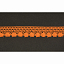 Кружево вязаное хлопковое Alfa AF-062-083 17 мм оранжевый