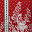 Ткань хлопок пэчворк красный, цветы, ALFA (арт. 232829)
