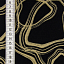 Ткань хлопок пэчворк черный бежевый, геометрия, ALFA (арт. 179868)