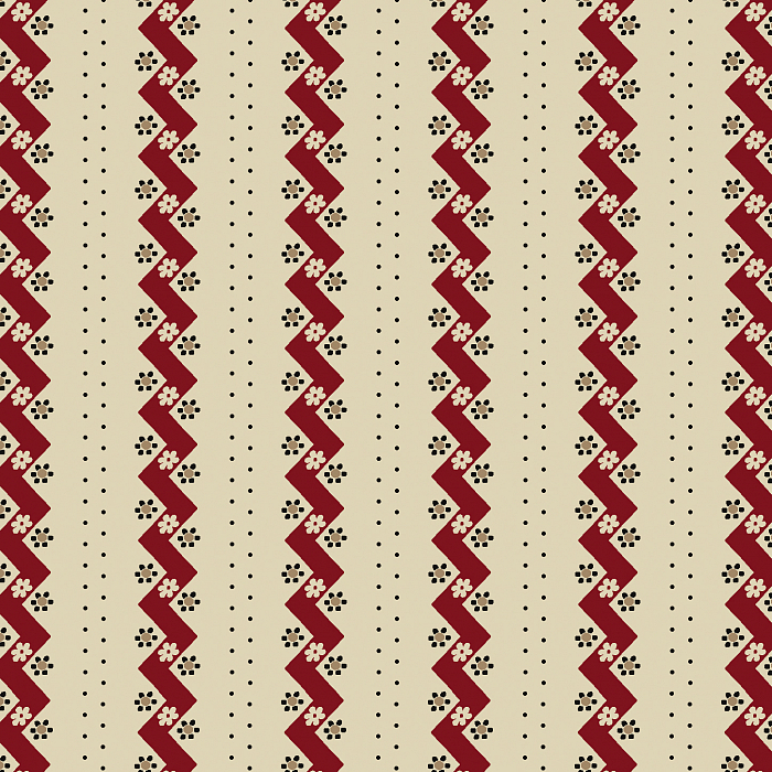 Ткань хлопок пэчворк красный бежевый, полоски, Windham Fabrics (арт. 134171)