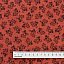 Ткань хлопок пэчворк бордовый, цветы, Benartex (арт. 10197-10)