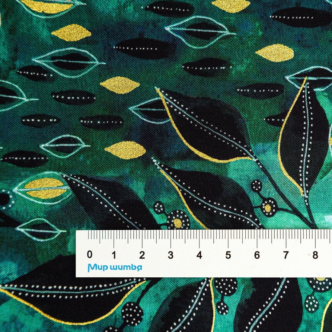 Ткань хлопок для пэчворка для одежды зеленый, цветы, Windham Fabrics (арт. CX6363-Girl)