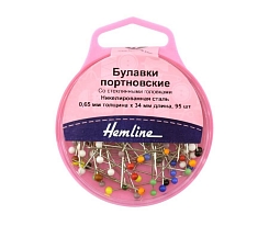 Булавки портновские Hemline арт. 679 34 мм, 95 шт.