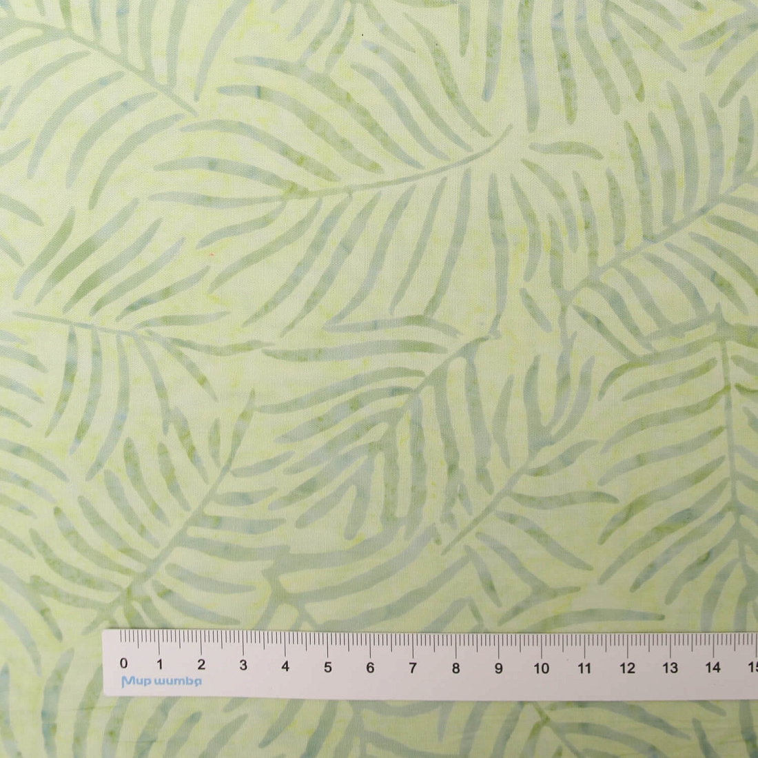 Ткань хлопок для пэчворка зеленый, батик, Moda (арт. 4357 33)