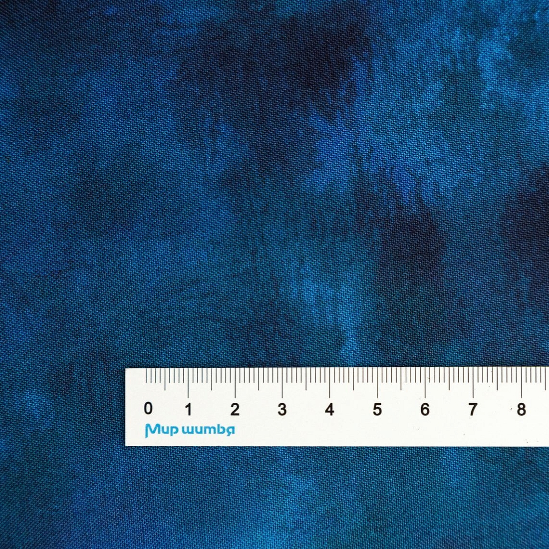Ткань хлопок для пэчворка для одежды синий, муар, Windham Fabrics (арт. CX6363-Girl)