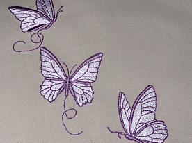 Дизайн для вышивки «Три бабочки»