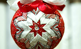 Онлайн мастер-класс «Новогодний шар»