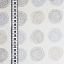Ткань хлопок сумочные белый разноцветные, необычные завитки, Daiwabo (арт. 244032)