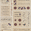Ткань хлопок пэчворк разноцветные, надписи цветы, Timeless Treasures (арт. 116051)