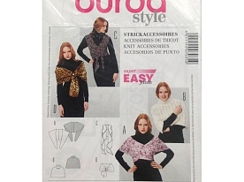 Выкройка аксессуары Burda арт. 7035 вязаные аксессуары
