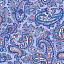 Ткань хлопок пэчворк синий, пейсли, Henry Glass (арт. 254360)