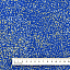 Ткань хлопок пэчворк синий, горох и точки металлик, Benartex (арт. 9756M-50)
