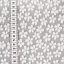 Ткань плюш домашний текстиль серый, цветы, ALFA C (арт. 245589-3)