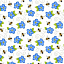 Ткань хлопок пэчворк бежевый, цветы животные, Studio E (арт. 5575-17)